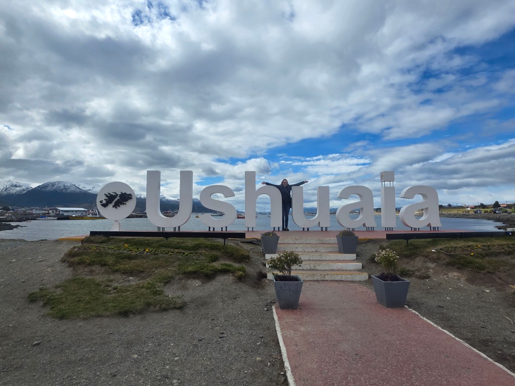 The obligatory photo with the Ushuaia sign