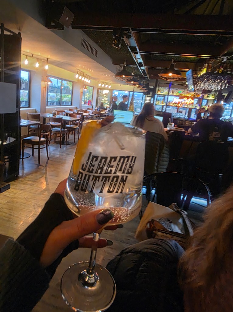 If you like gin, the Jeremy Button gin bar is well worth a visit.